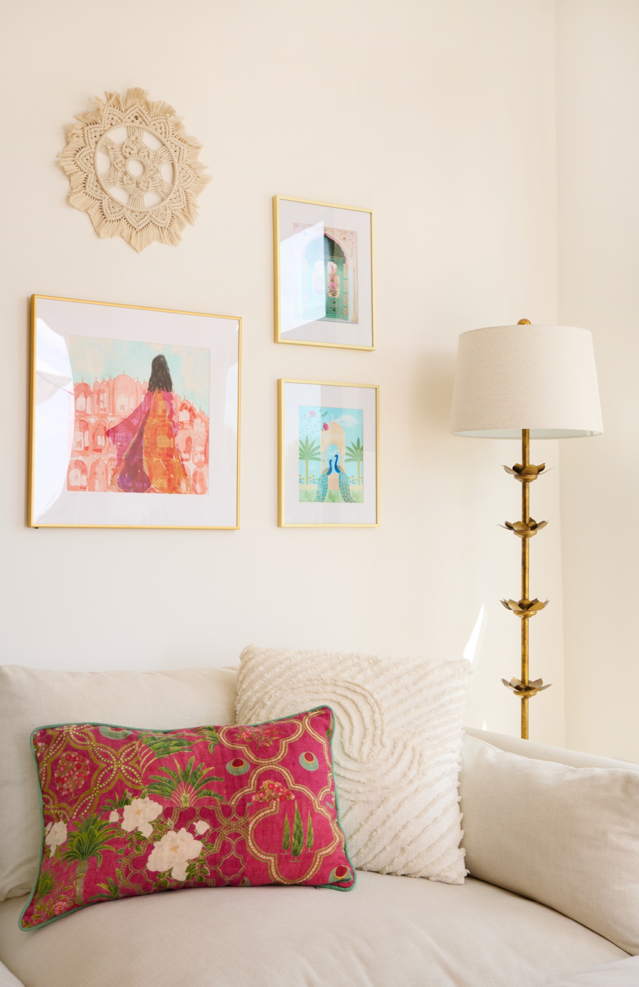 Richa Moorjani Residence · Design by K.L. Fischer for Havenly