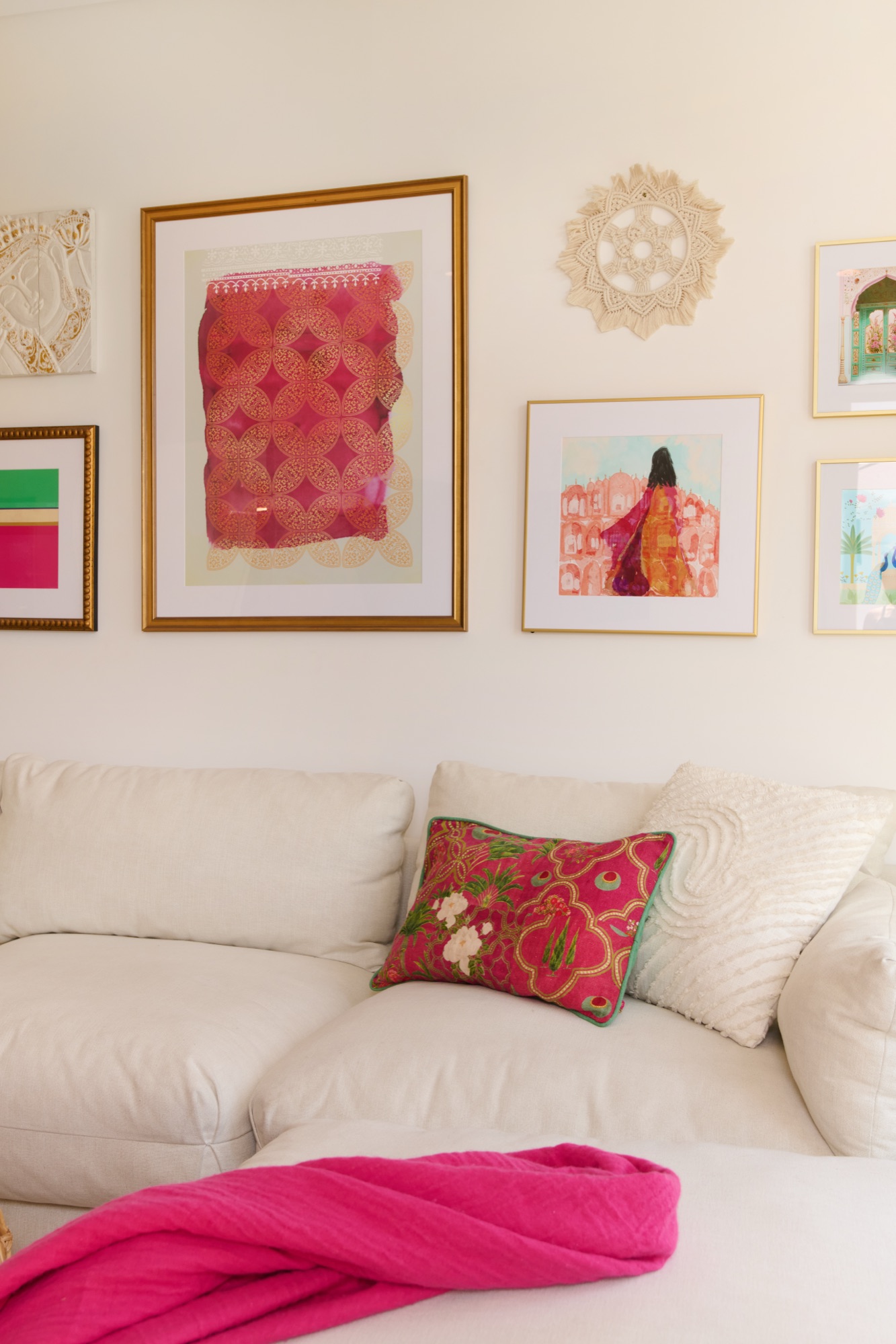 Richa Moorjani Residence · Design by K.L. Fischer for Havenly